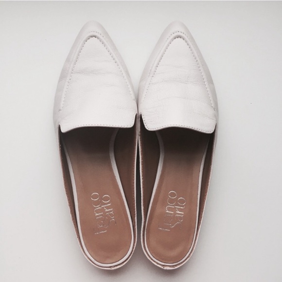 Franco Sarto Shoes - Franco Sarto White Mules
